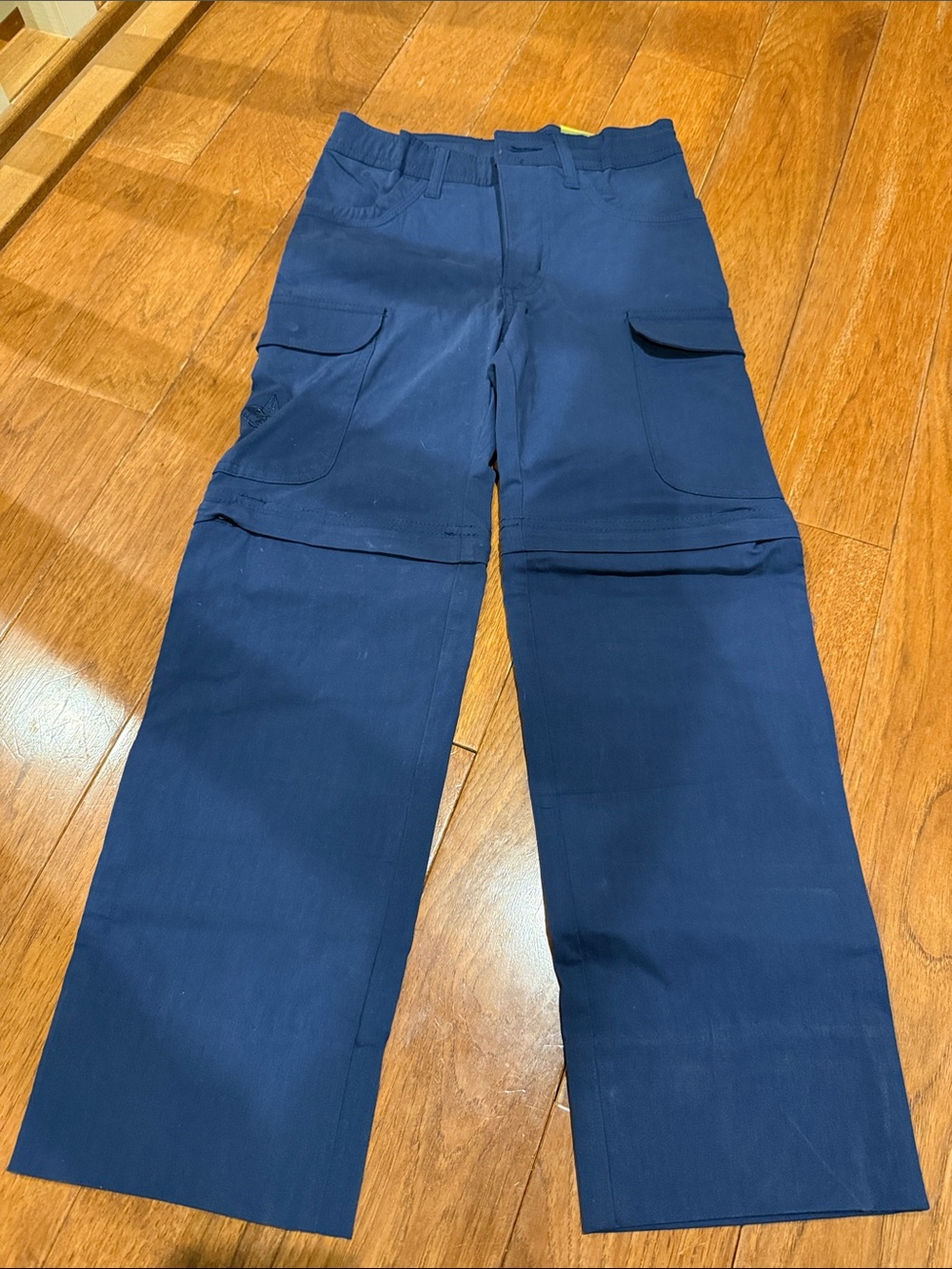Convertible Navy Cargo Kids Shorts with Utility Pockets Boy Scouts of America